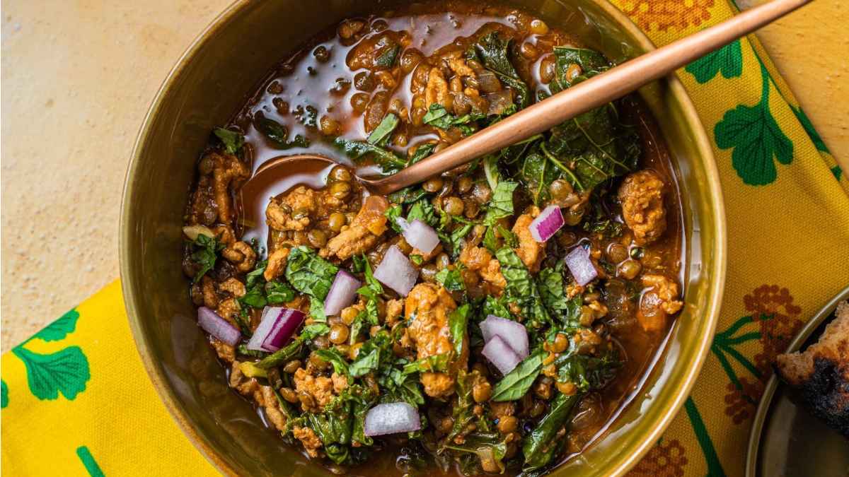 Easy Turkey Lentil Soup Recipe.
