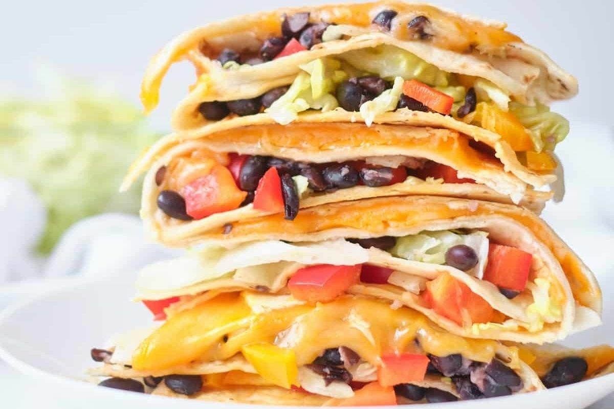 Fold Over Black Bean Quesadillas Tiktok Viral Recipe