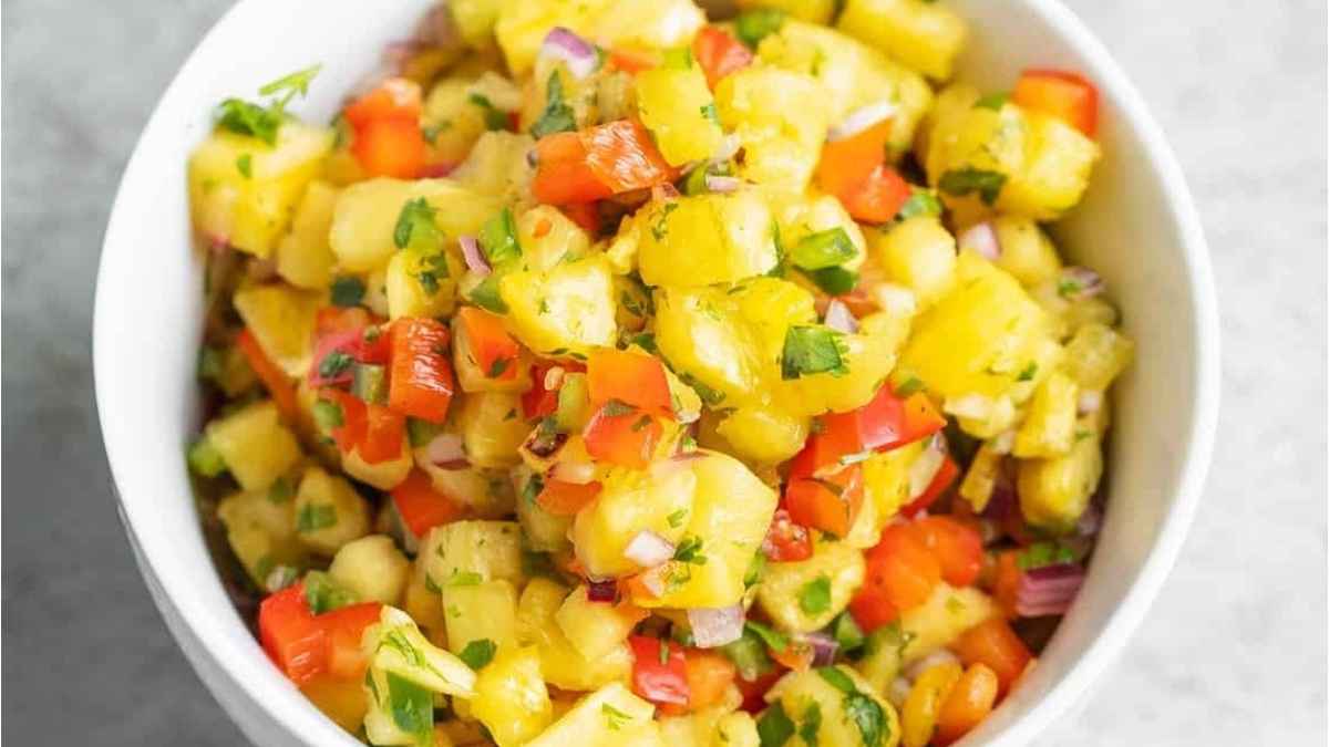 Fresh Pineapple Salsa.
