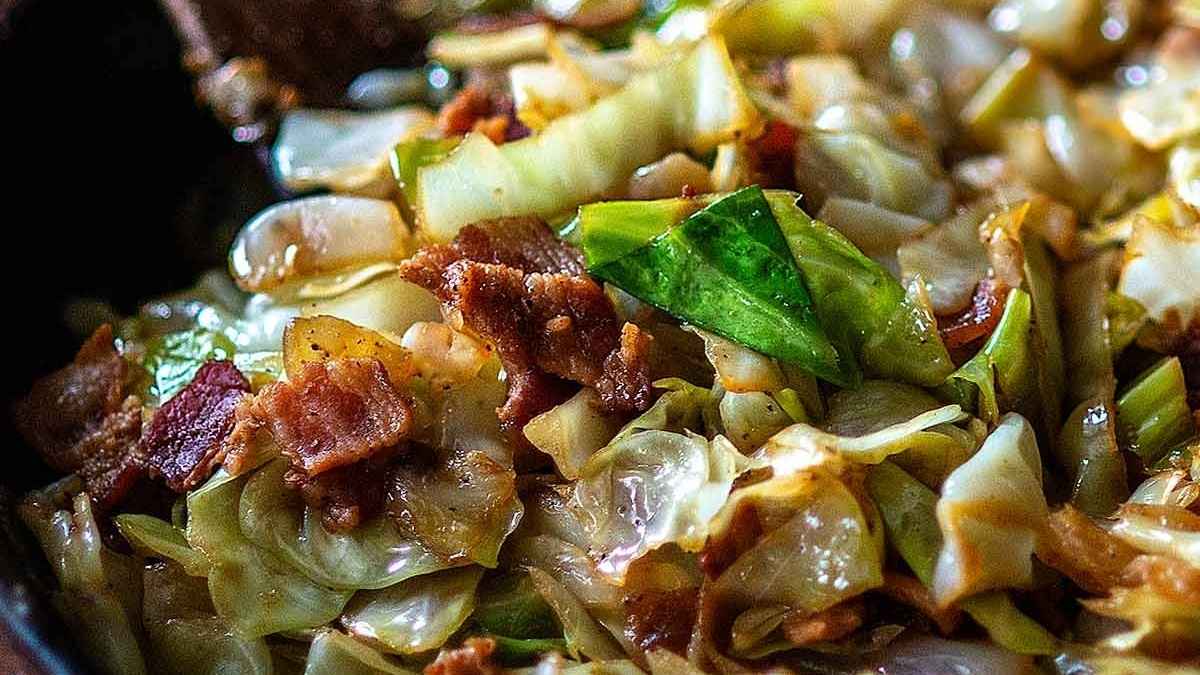 Fried Cabbage Recipe. 