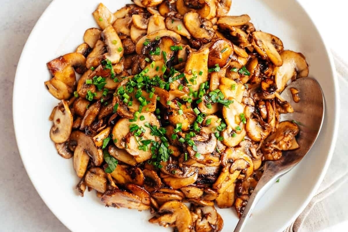 Garlic Butter Mushrooms.