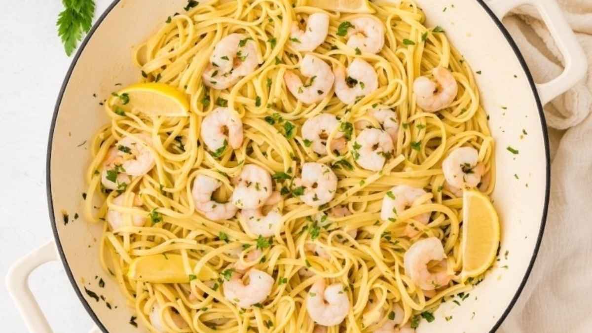Garlic Shrimp Scampi.