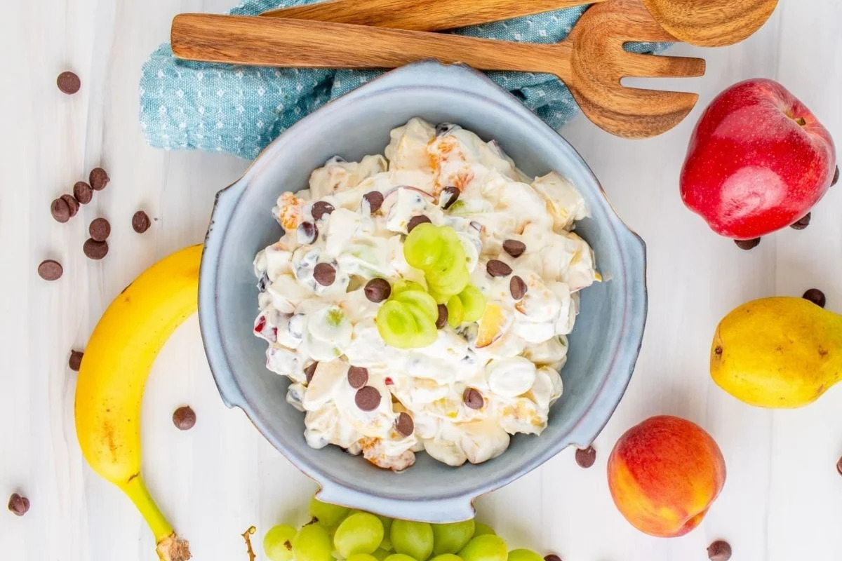 Grandma's Old Fashioned Fruit Salad. 