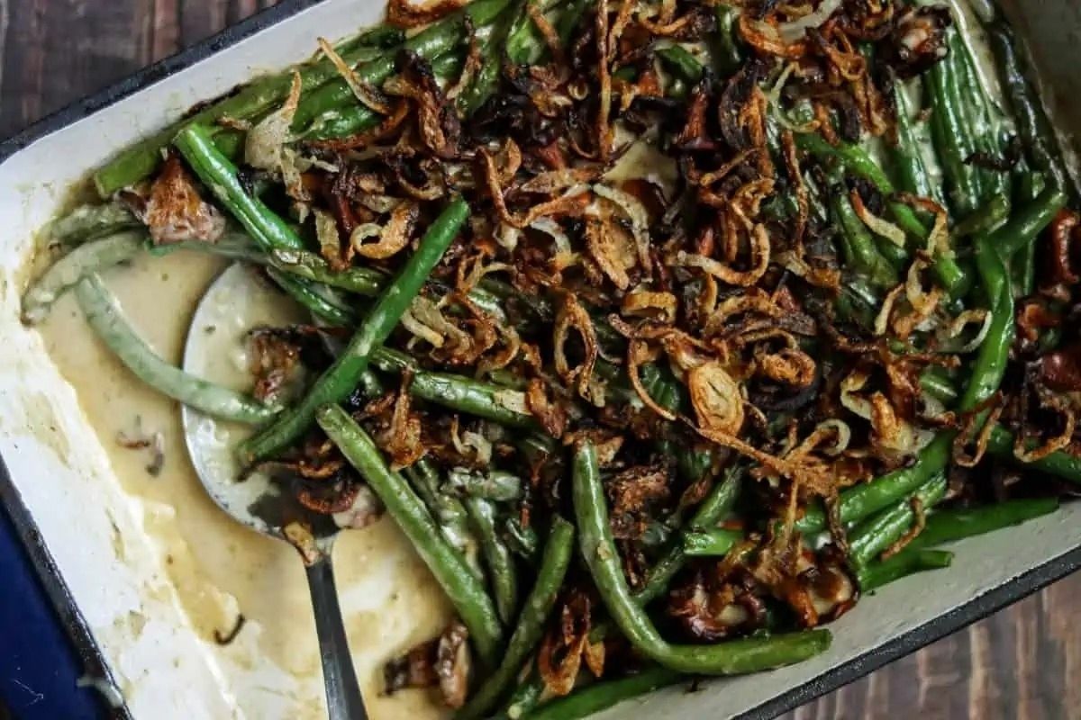 Green Bean And Chanterelle Mushroom Casserole