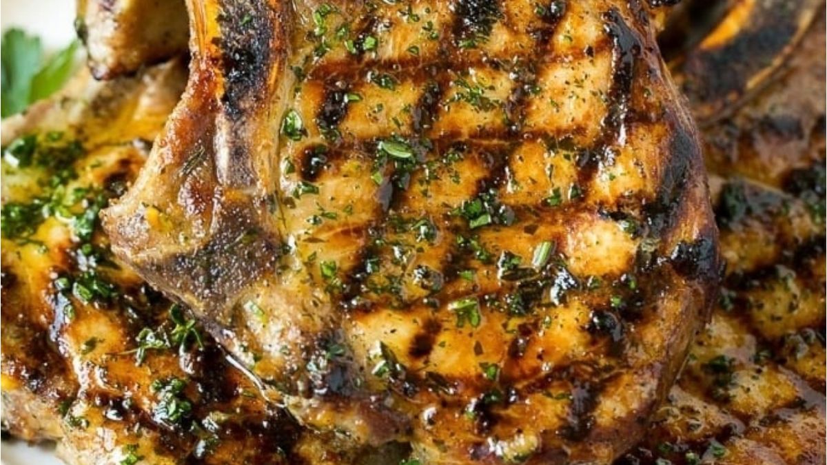 Grilled Pork Chops. 