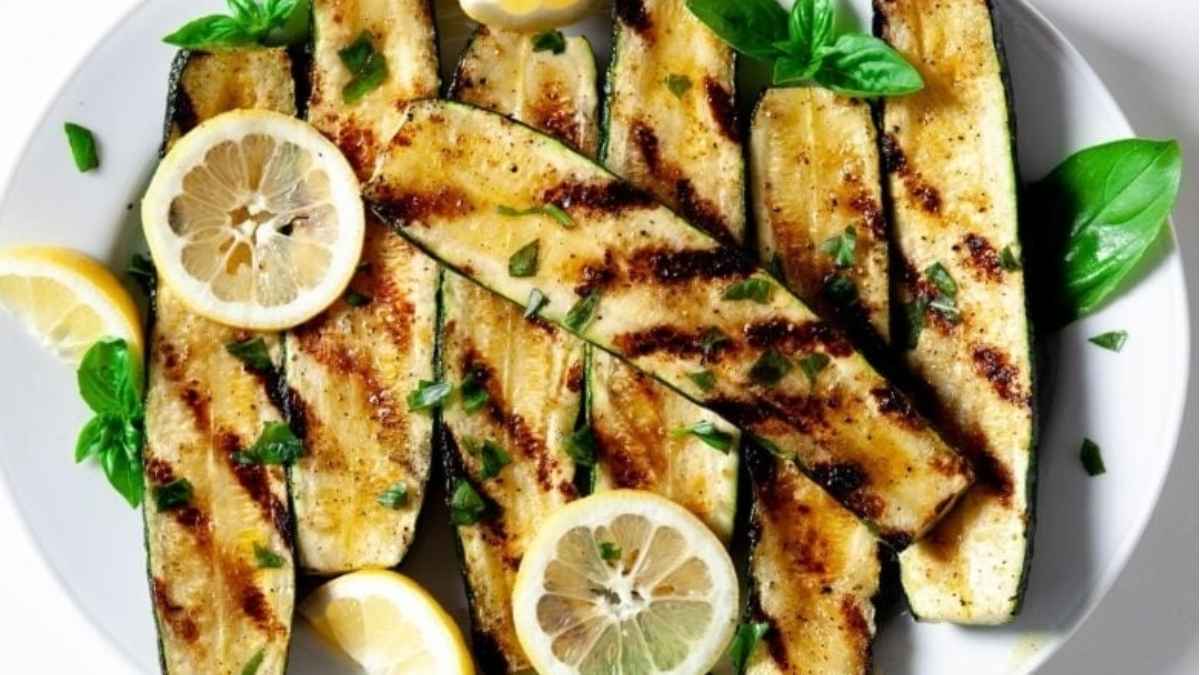 Grilled Zucchini.