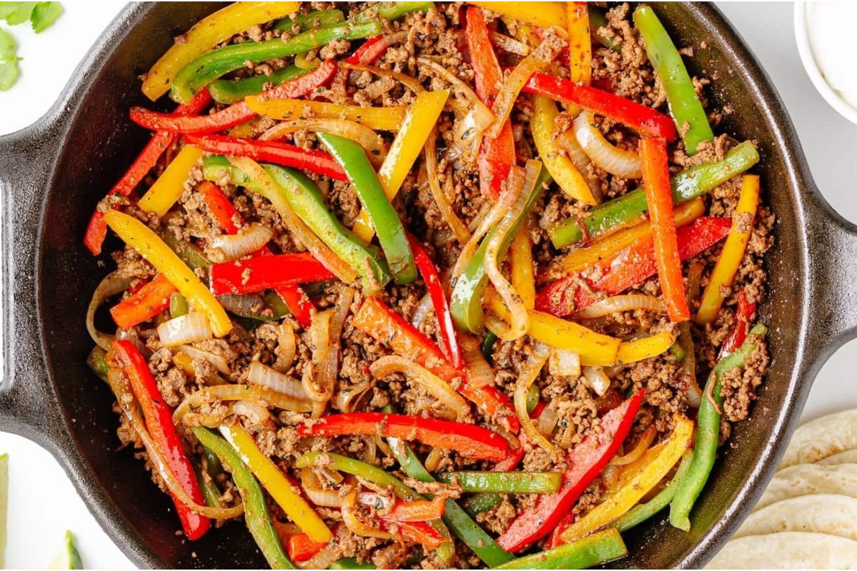 Ground Beef Fajitas
