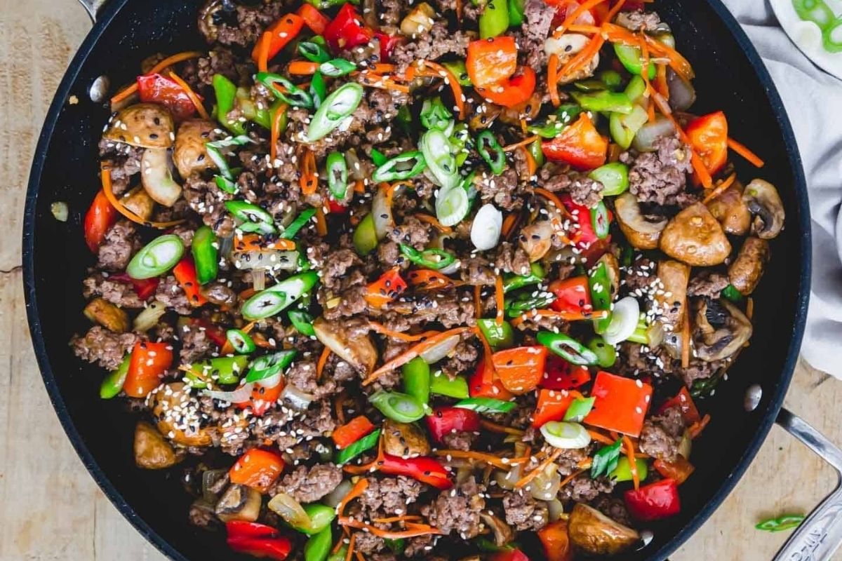 Ground Beef Stir Fry 1
