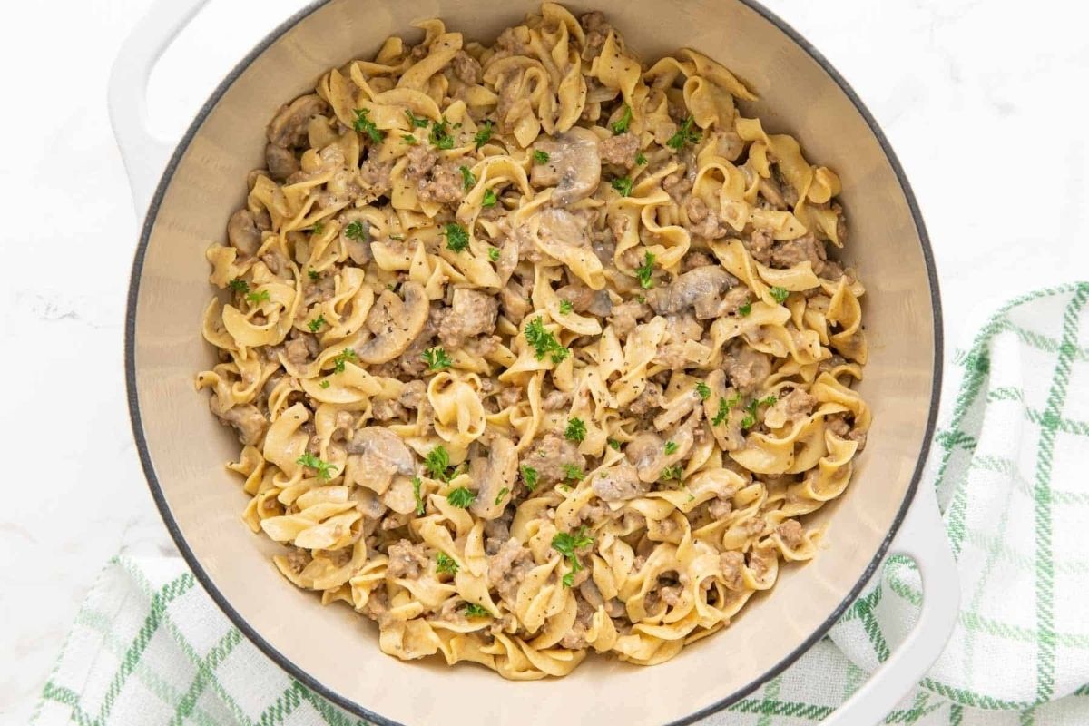 Ground Beef Stroganoff