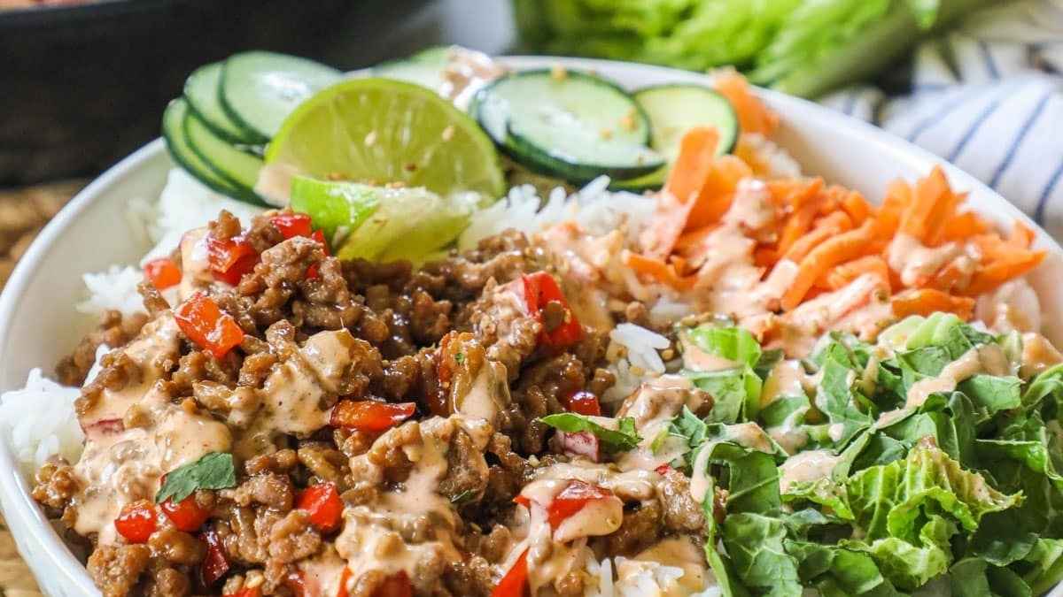 Ground Turkey Teriyaki Stir Fry.