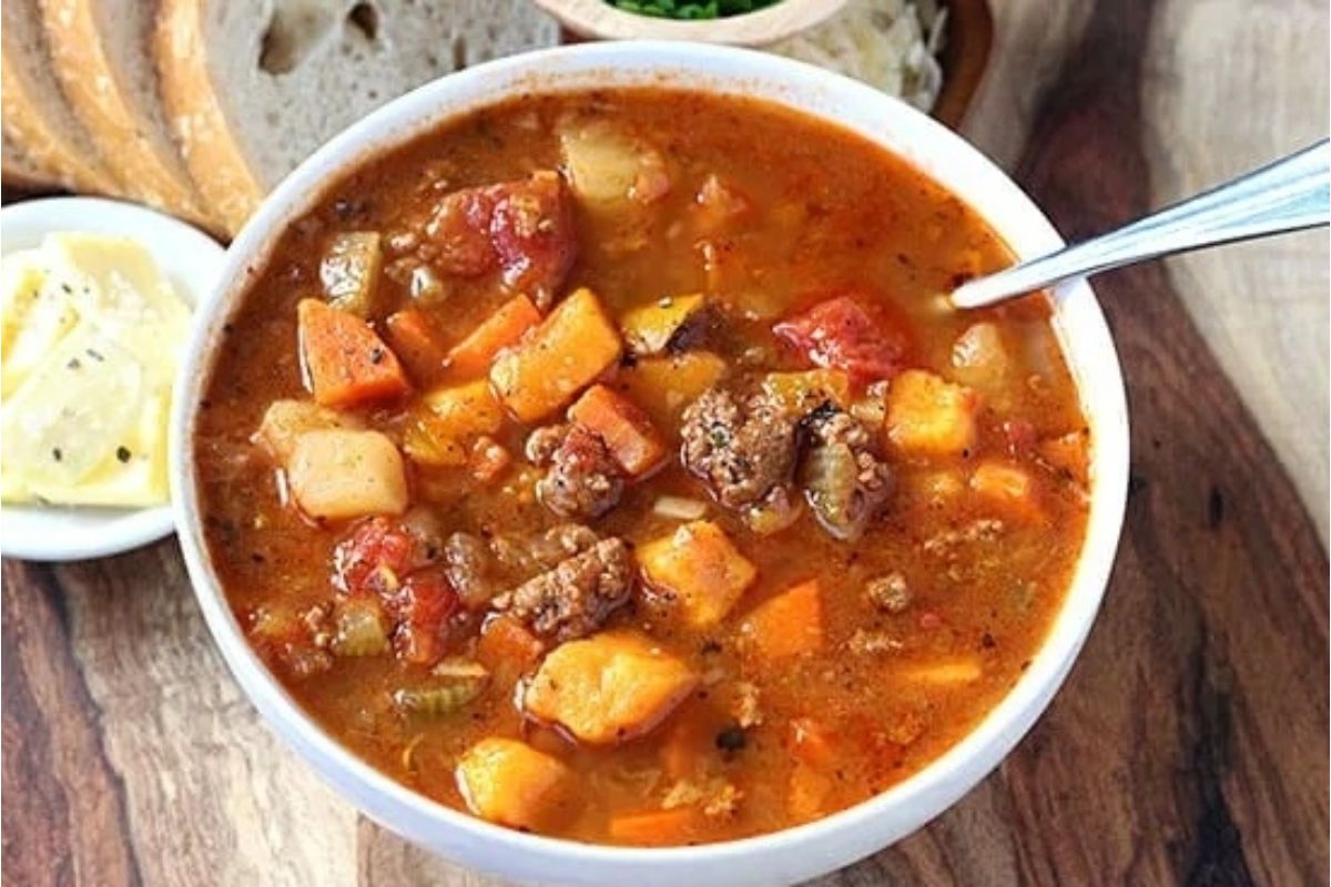 Hamburger Vegetable Soup 1