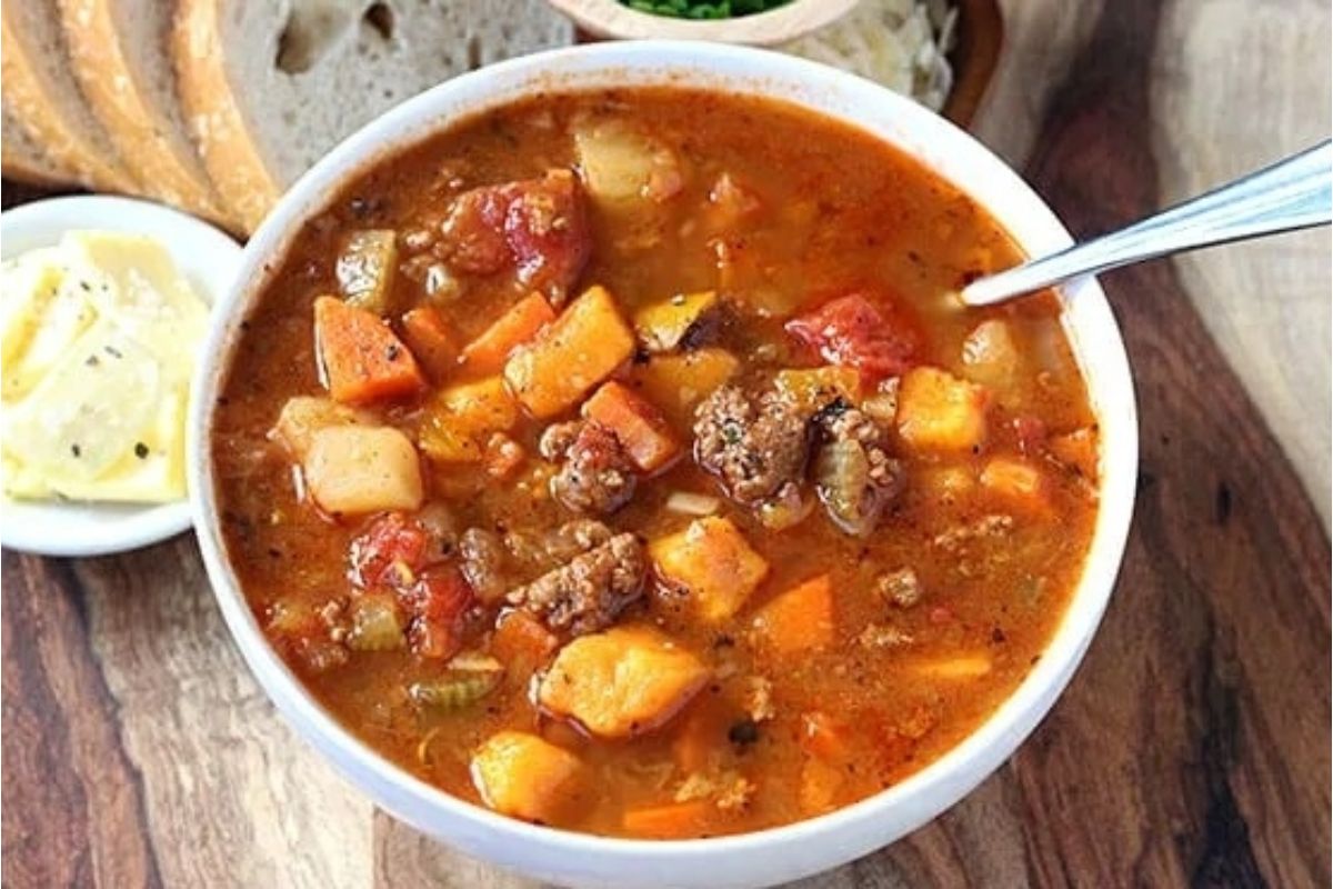 Hamburger Vegetable Soup
