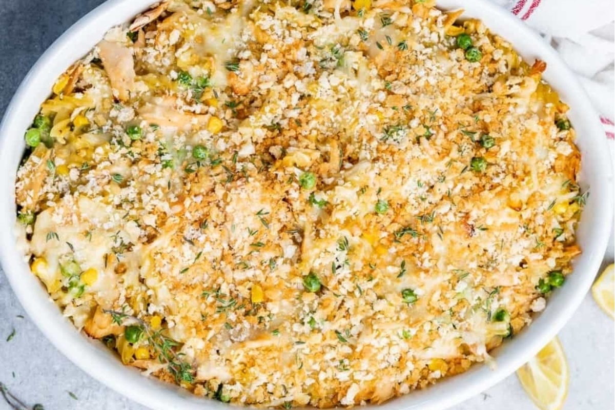Simple And Healthy Tuna Casserole.