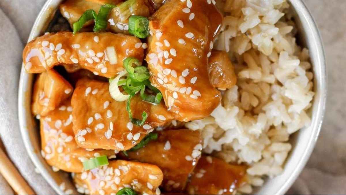Healthy Gluten Free Chicken Teriyaki.