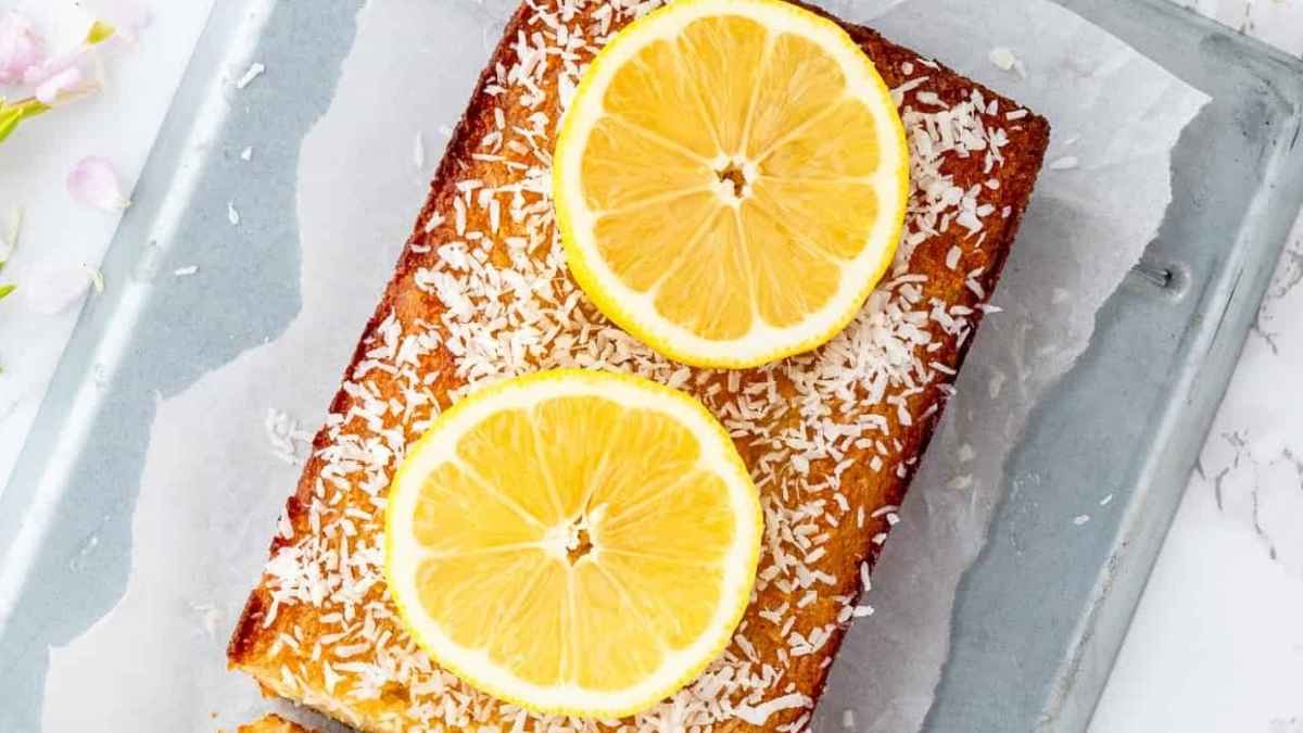 Healthy Lemon Coconut Bread {Gluten-free}.