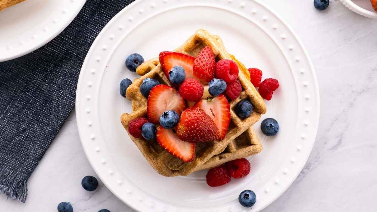Healthy Waffle Recipe.
