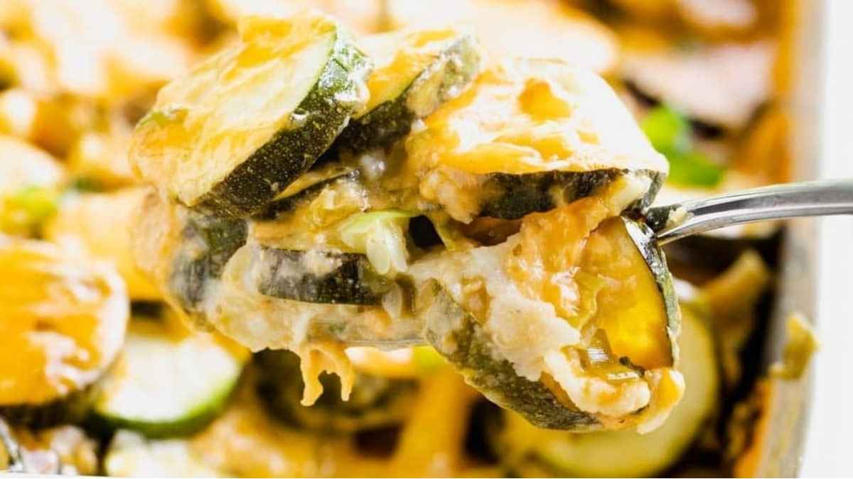 Healthy Zucchini Casserole.