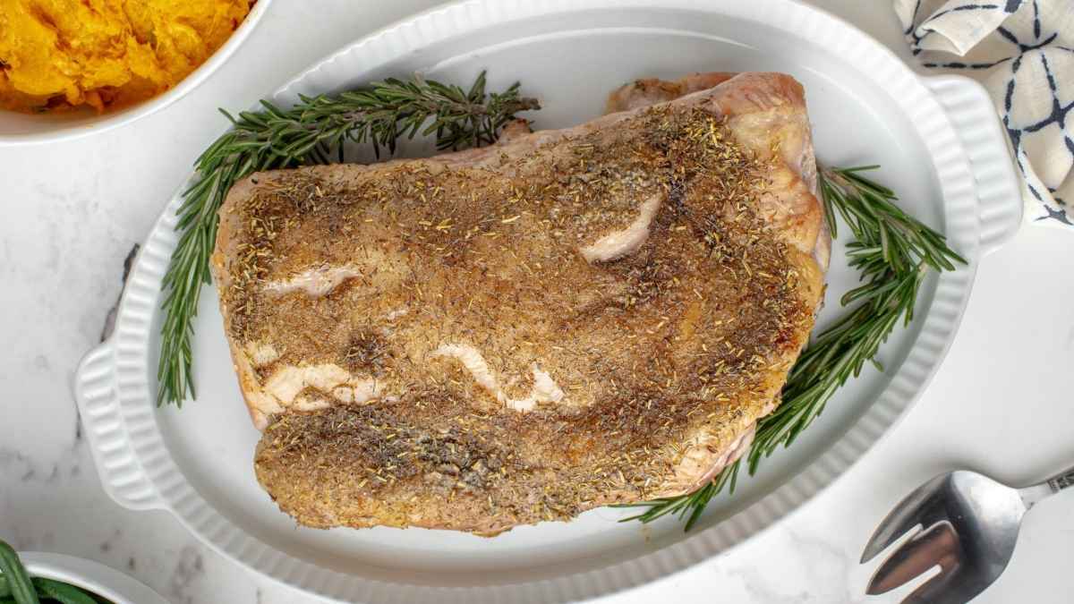 Herb Crusted Pork Loin Roast.