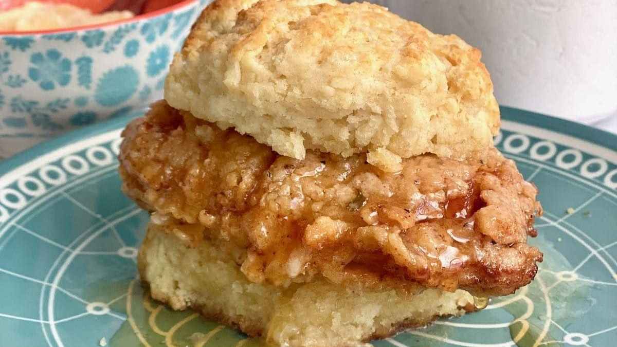 Honey Butter Chicken Biscuits.