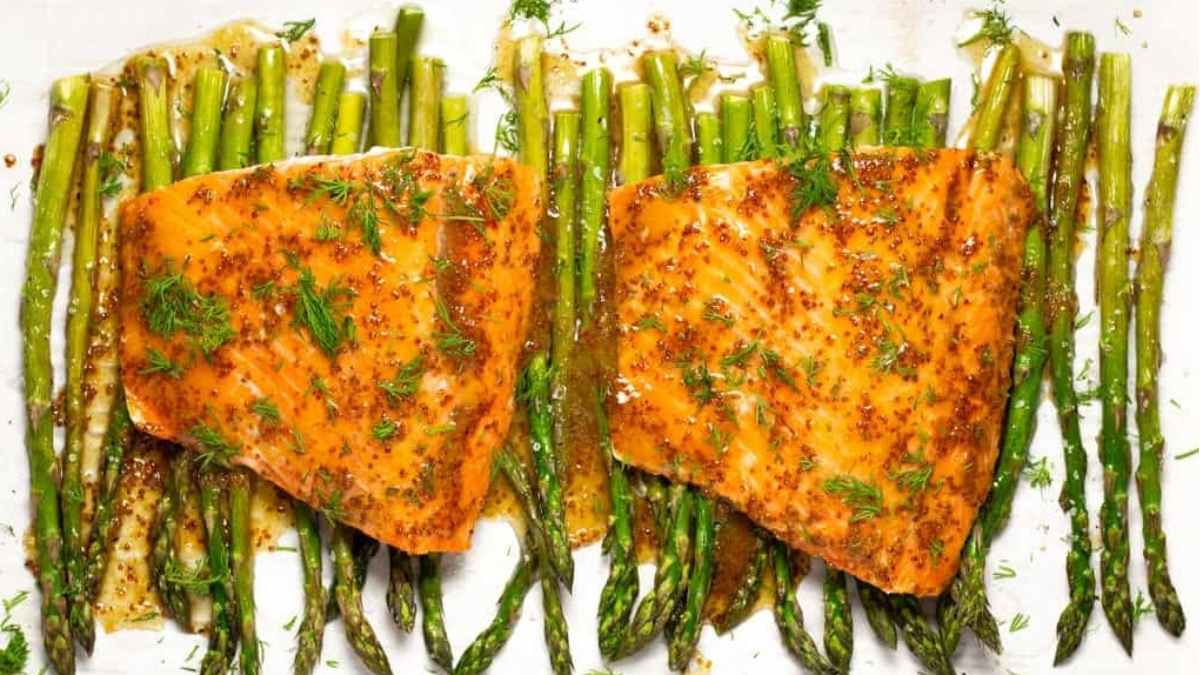 Honey Mustard Salmon.