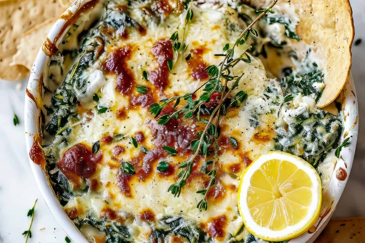 Hot Spinach Dip.