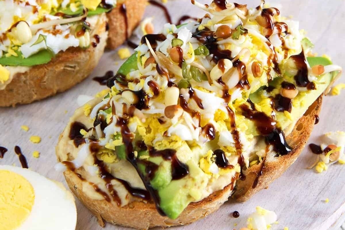 Hummus Avocado Toast