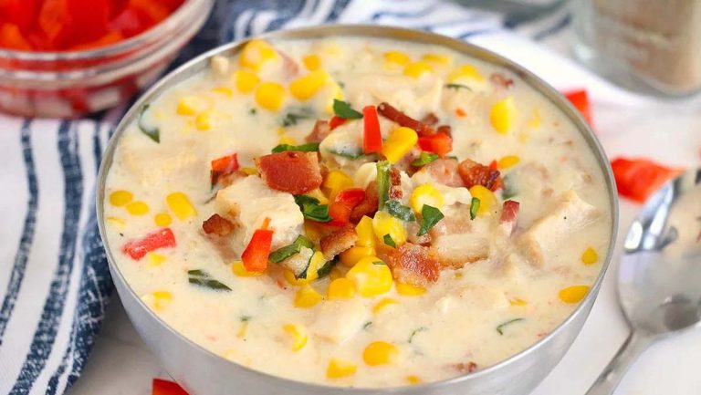 Instant Pot Chicken Corn Chowder.