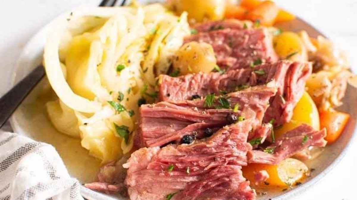 Instant Pot Corned Beef And Cabbage.