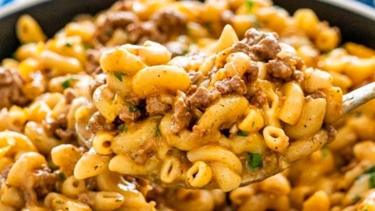 Instant Pot Hamburger Helper.