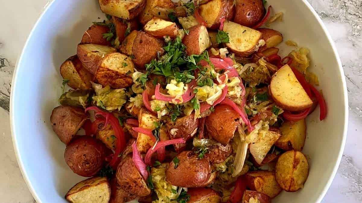 Irish Roasted Potatoes.