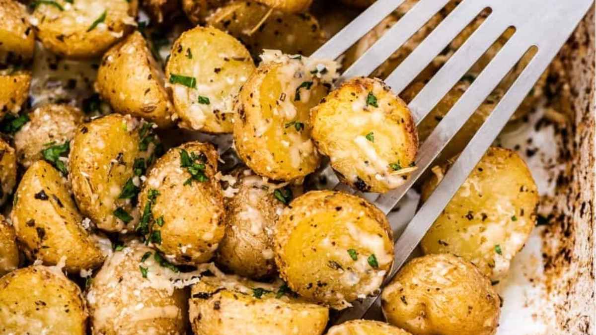 Italian Dressing Potatoes.