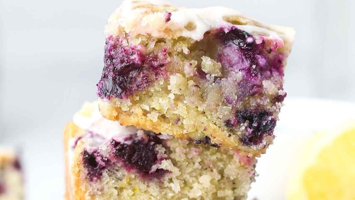 Lemon Blueberry Blondies.