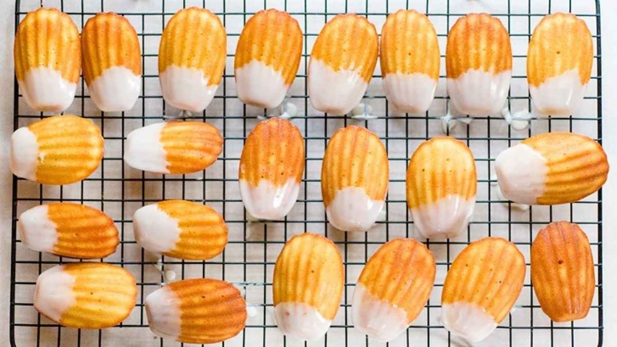 Lemon Madeleine Cookies.