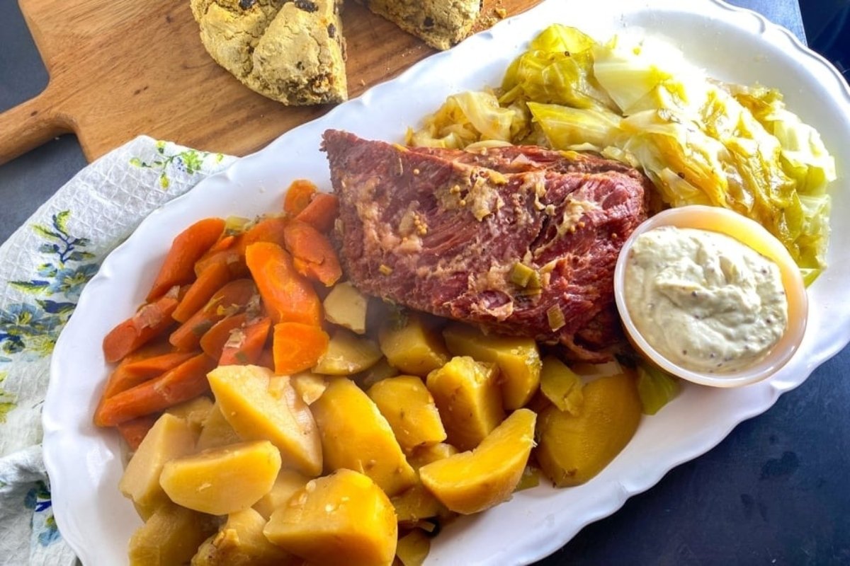 Low FODMAP Slow Cooker Corned Beef