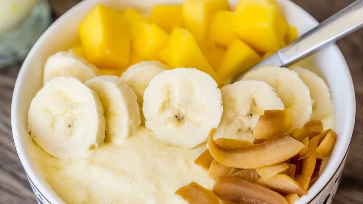 Mango Whipped Cheese Bowl.