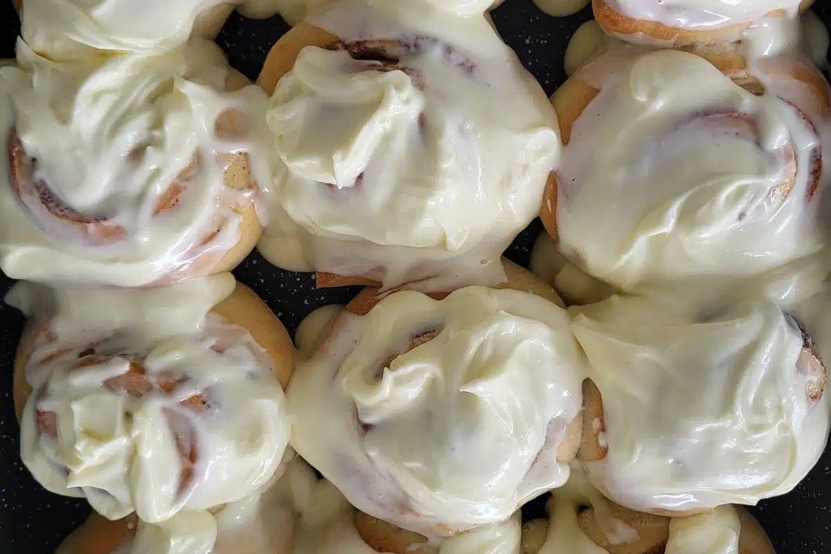 Maple Pecan Cinnamon Rolls.