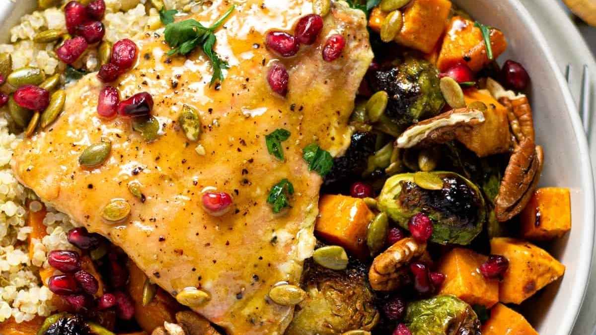 Maple Mustard Salmon.