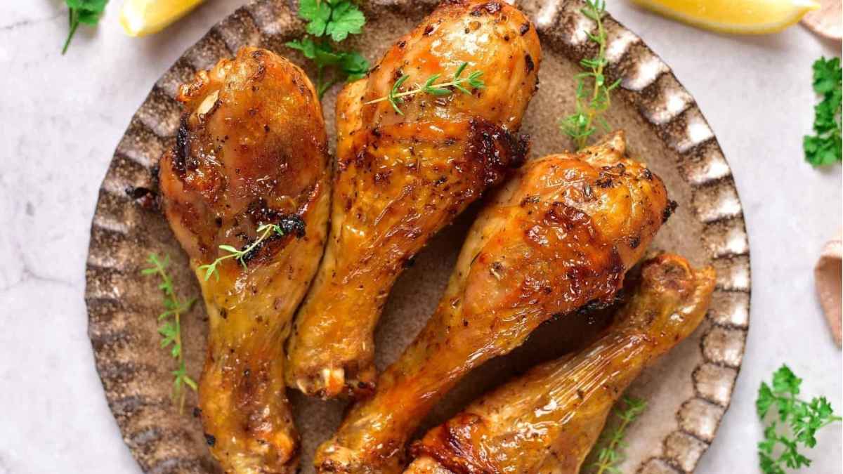 Marinated Chicken Drumsticks.