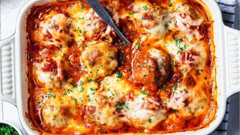 Meatball Casserole.