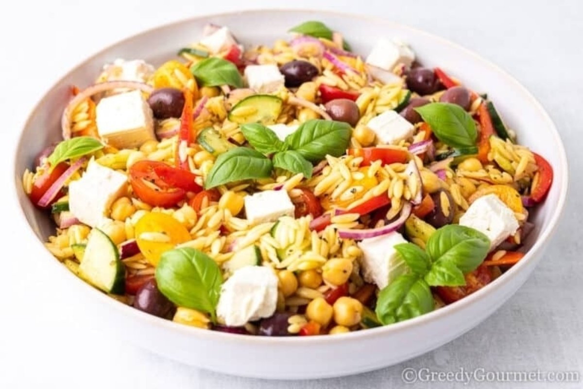 Mediterranean Orzo Salad 1