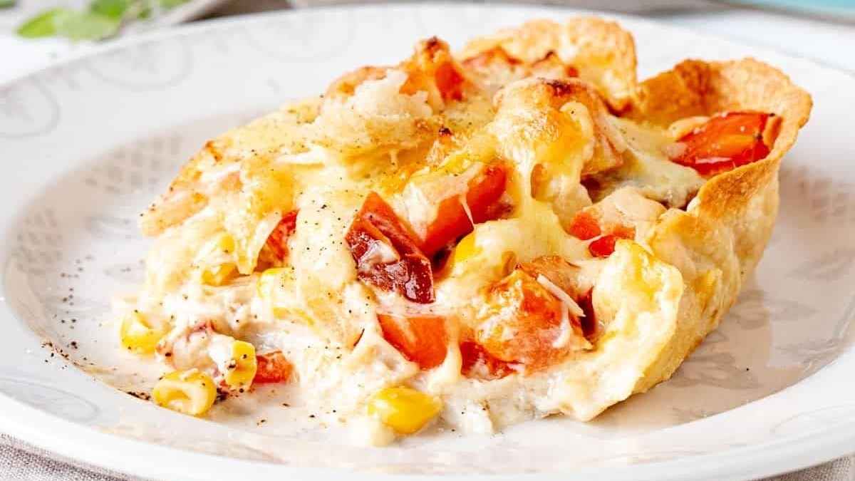 Mexican Chicken Casserole (Pastel Azteca). 