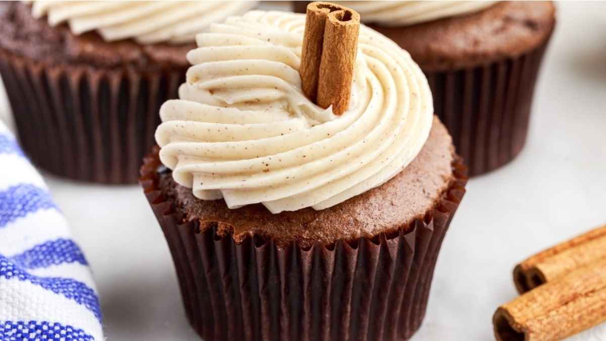Mexican Hot Chocolate Cupcakes.
