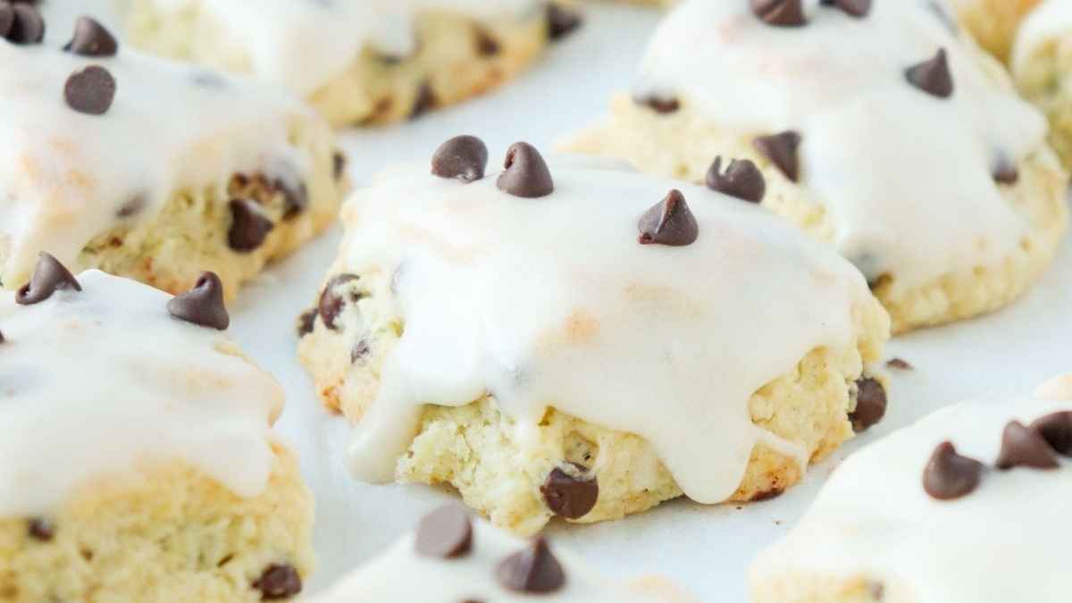 Mini Chocolate Chip Scones.