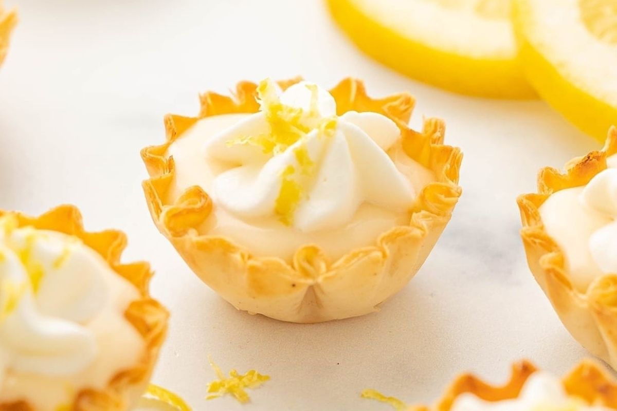 Mini Lemon Tarts With Phyllo Cups