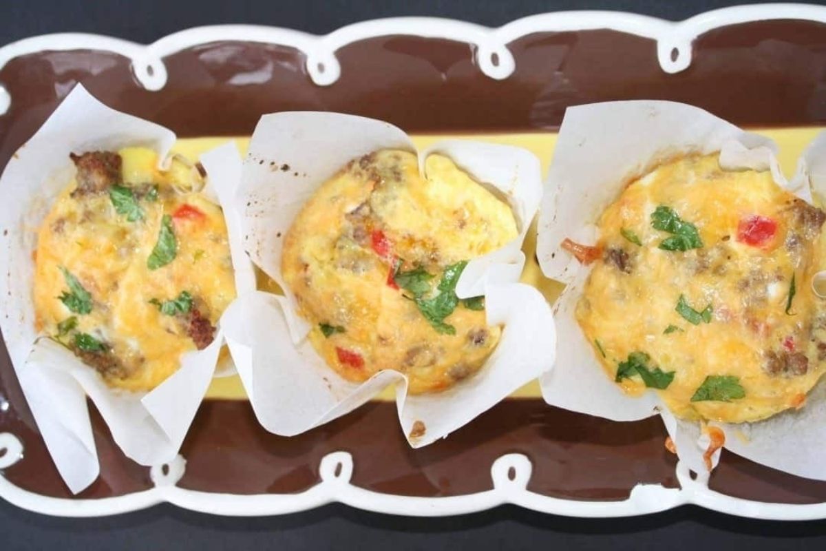 Mini Sausage and Egg Casseroles.