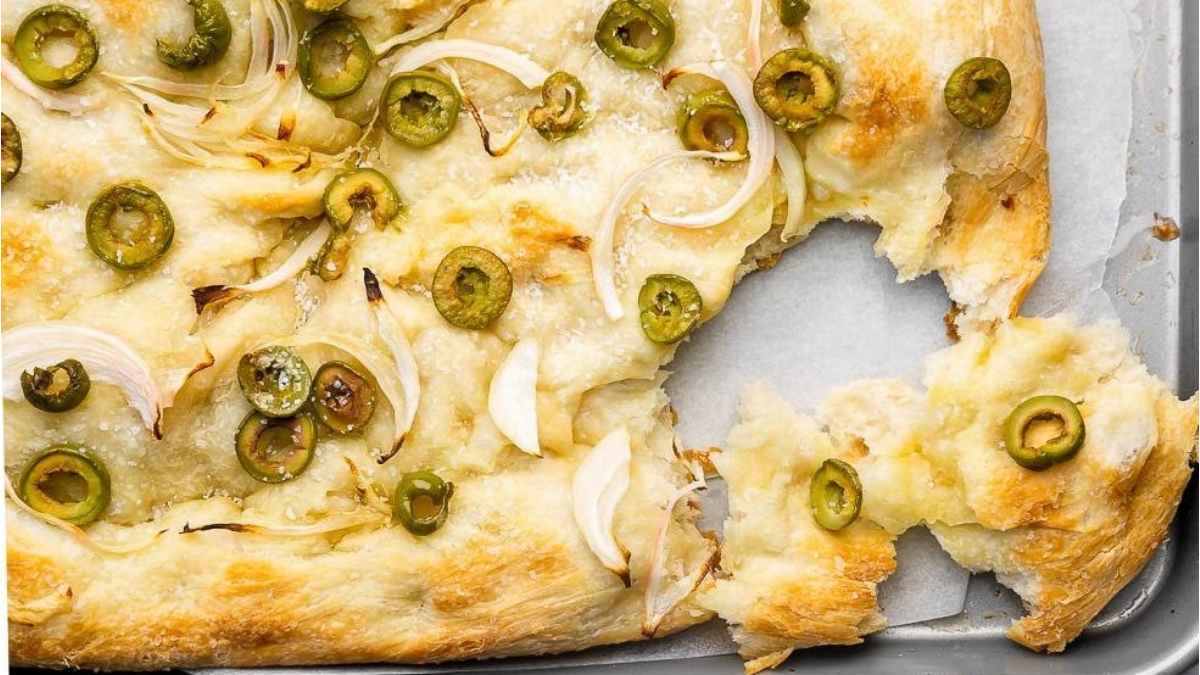 Olive & Onion Focaccia.