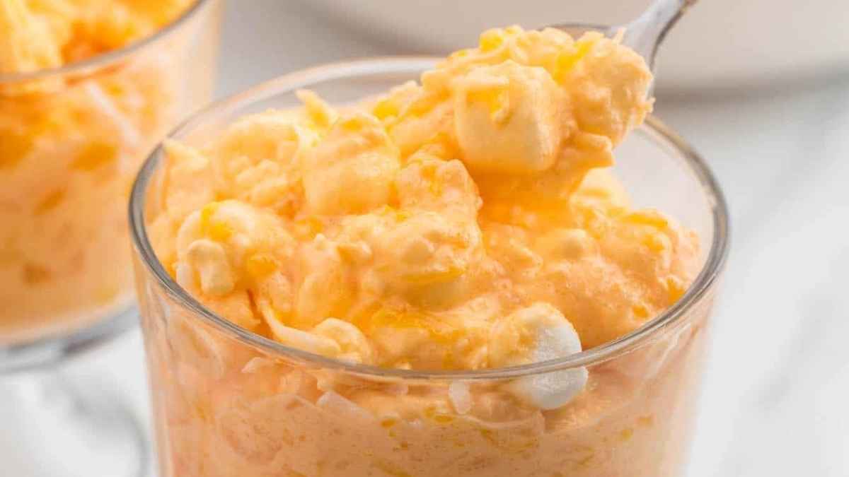 Creamy Orange Jello Salad.