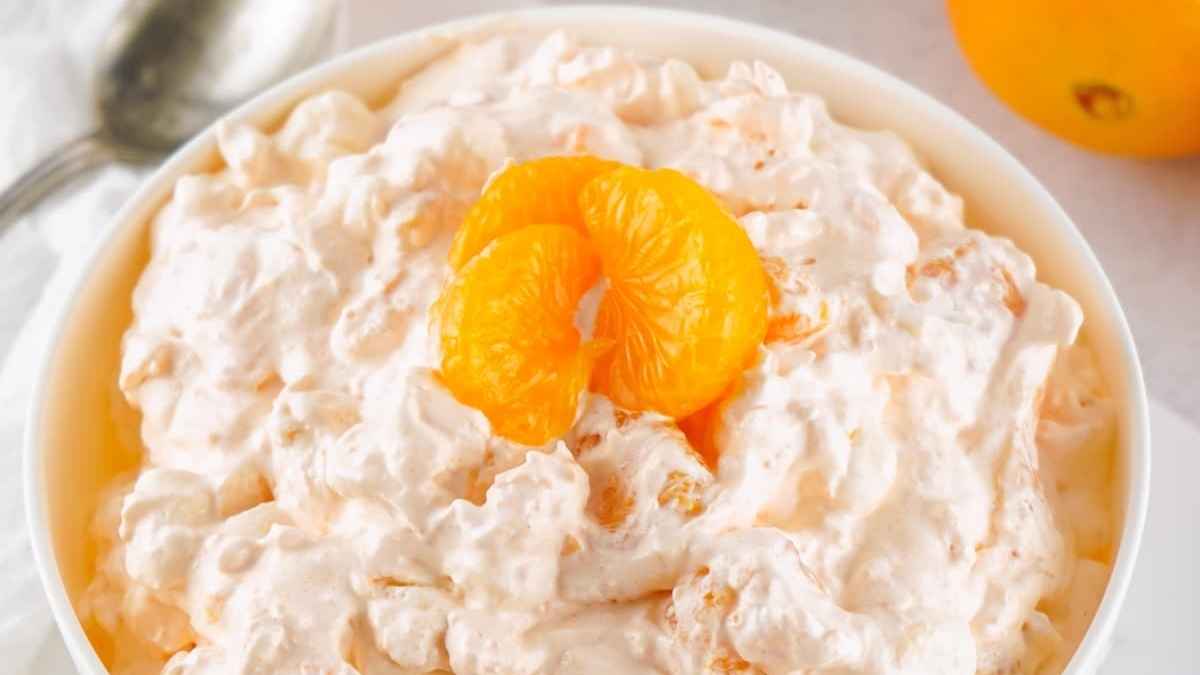 Orange Fluff Salad. 