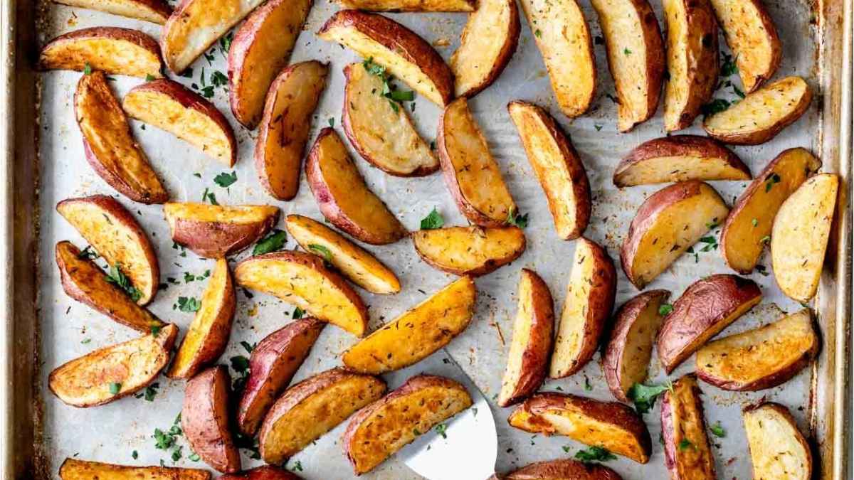 Oven Roasted Red Potato Wedges