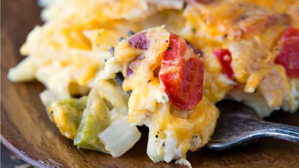 Overnight Hash Brown Casserole.